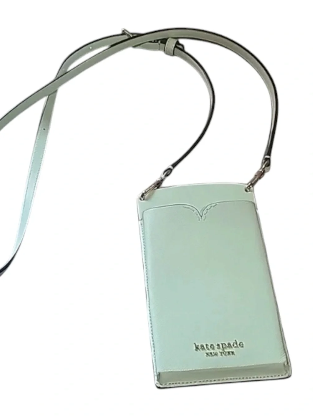 Kate Spade Crossbody Bag Staci Saffiano Leather North South Phone Crossbody